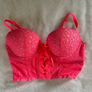 Victoria’s Secret Hot Pink Lingerie Top